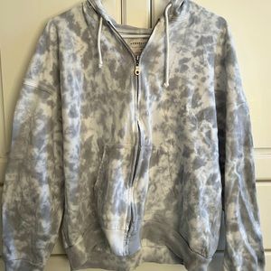 Aéropostale Tie-Dye Zip Up Hoodie